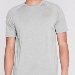 Bulk Wholesale Custom Logo Polyester Plain Solid Color Crew Neck Short Sleeve Training Men TShirts Shirt - Image 3