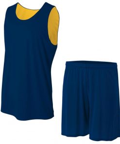 Custom design cheap blank college mesh reversible basketball jerseys uniforms