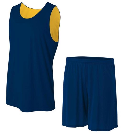 Custom design cheap blank college mesh reversible basketball jerseys uniforms