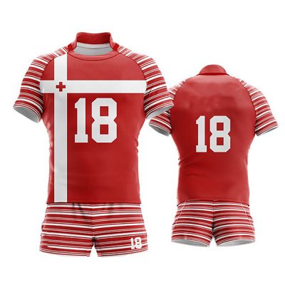 Custom latest design sublimated thick new rugby shirt league jerseys uniform