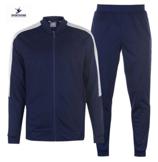 Hot Sale Regular Fit True to Size Lightweight Mens Full Tracksuit Sale Stripped Top Jacket Bottom 2 Pieces Set
