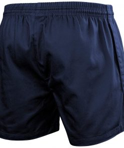 Mens Active Cotton Rugby Shorts with Pockets Back
