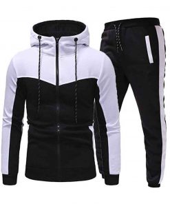 Men's Activewear Tracksuits for Men 2 Pieces Jacket & Pants Full Zip Jogging Sweatsuit Sportswear.