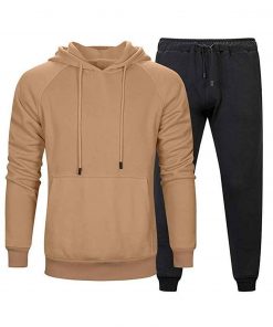 Men's Pullover Tracksuit Athletic Sports Casual Sweatsuit High Quality Natural Fabrics Comfortable To Wear Tracksuits.