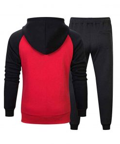 Men's Pullover Tracksuit Athletic Sports Casual Sweatsuit Regular Fit Pullover Closure With Pockets Tracksuits.