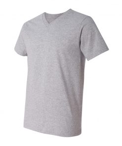 Mens lightweight plain blank v neck short sleeve cotton t shirt