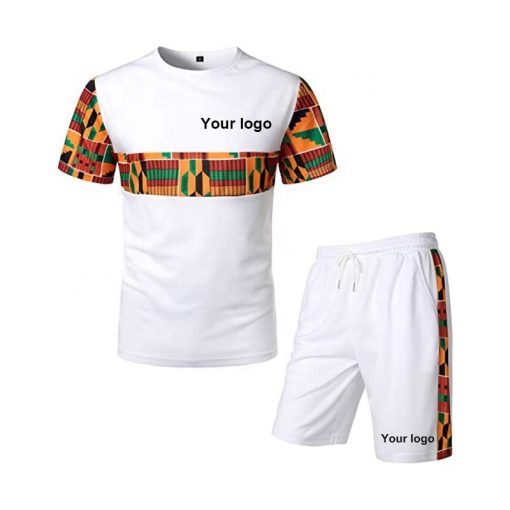 Newest High Quality T-shirts And Short Set Breathable Summer Tracksuits For Men