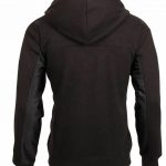 OEM Customized Men Fleece Hooded Patchwork Tracksuit Set
