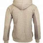 OEM Customized Men Fleece Hooded Patchwork Tracksuit Set - Image 6
