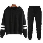 OEM Latest Design Hooded Custom Fitted Tracksuit Set