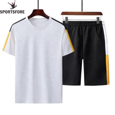 Summer Men Sportswear Fashion 2020 Men T Shirts and Shorts Set