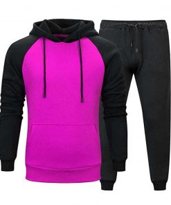 Top Quality Men's Pullover Tracksuit Athletic Sports Casual Sweatsuit Regular Fit Pullover Closure With Pockets Tracksuits.