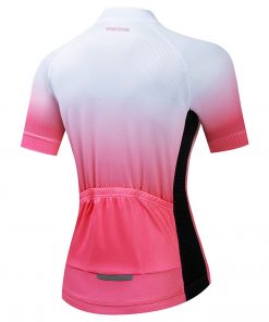 women cycling jersey back