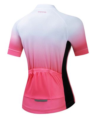 women cycling jersey back