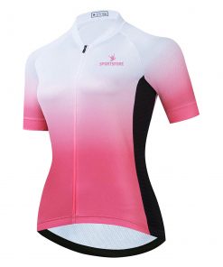 women cycling jersey front