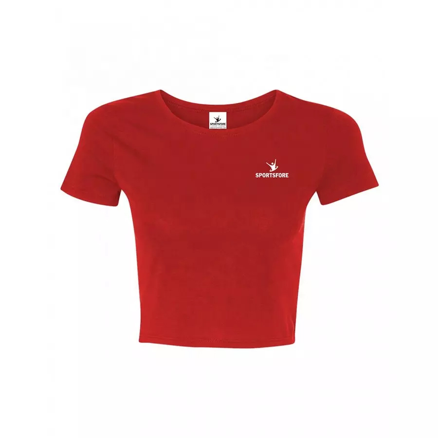 Croped red t-shirt