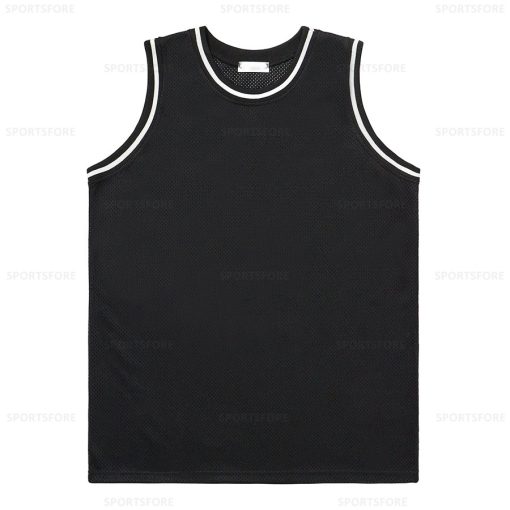 Black White Basketball Jersey