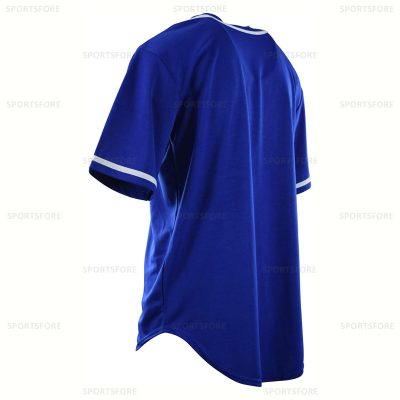 Mens Blank Blue Baseball Team MLB Jerseys 4
