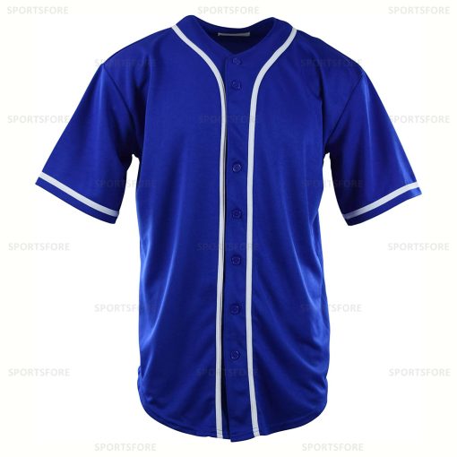 Mens Blank Blue Baseball Team MLB Jerseys