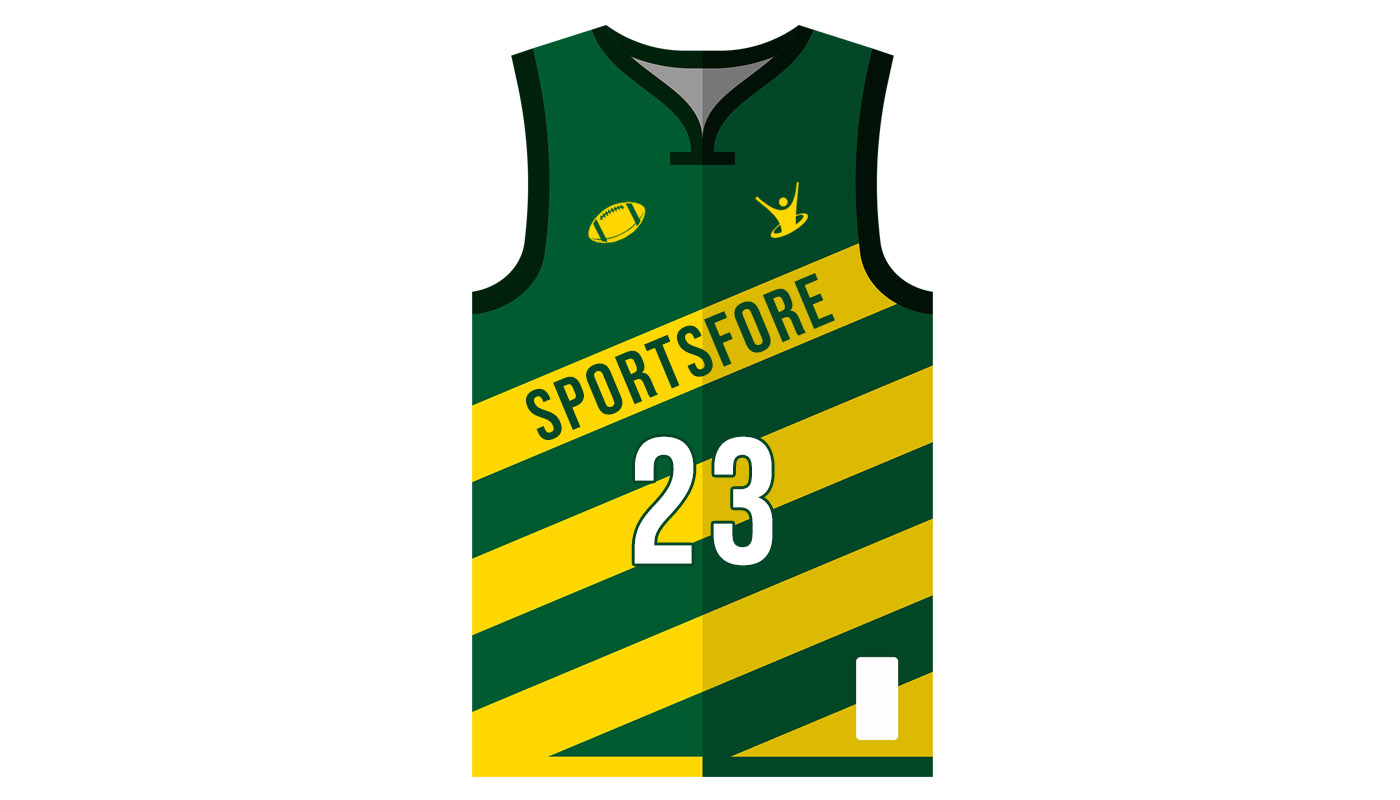 Sportsfore custom touch football jersey uniforms