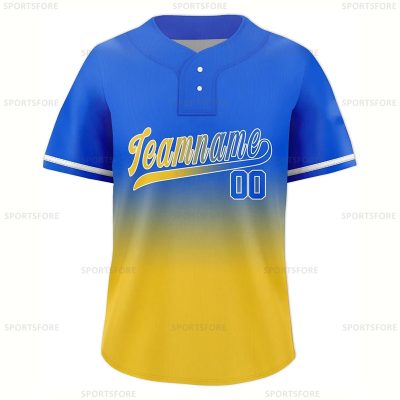 custom design sublimated baseball shirts