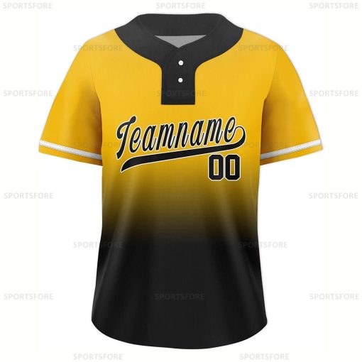 custom design sublimated baseball uniform shirt