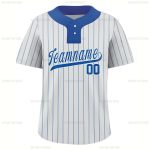 custom design sublimation baseball white jersey