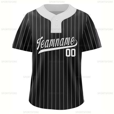 custom design sublimation black baseball jersey
