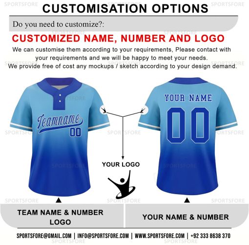 customizable team uniforms
