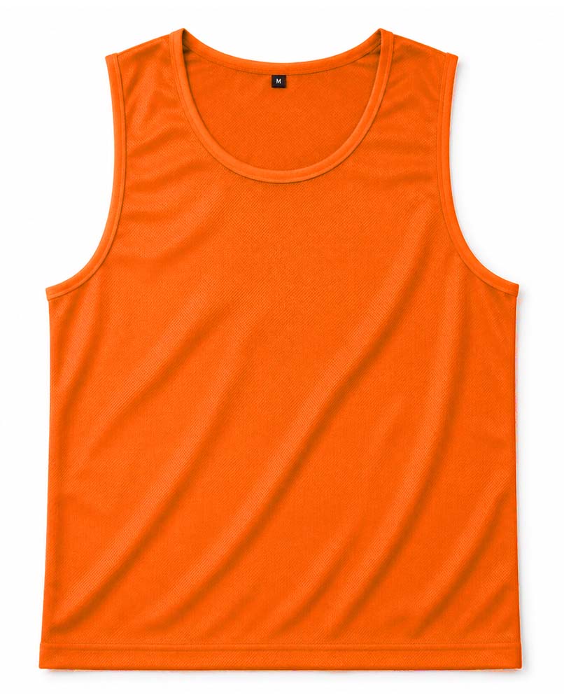 Orange Football Mesh Training Bibs
