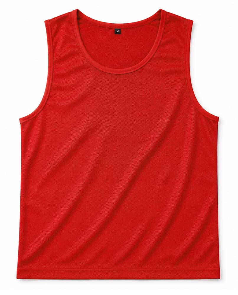 Red Football Mesh Training Bibs